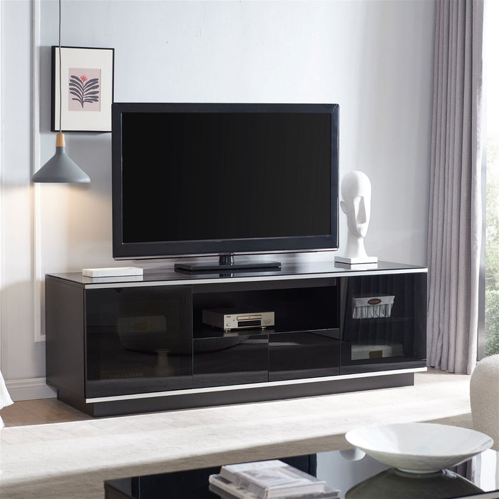 TITAN 1800 Entertainment Unit Black by Tauris -Home Living Store - -  