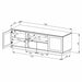 TITAN 1800 Entertainment Unit Black by Tauris -Home Living Store - -  