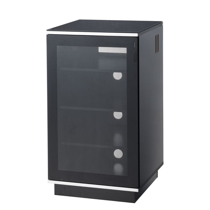 TITAN HiFi Black Entertainment Rack by Tauris™ -Home Living Store - -  