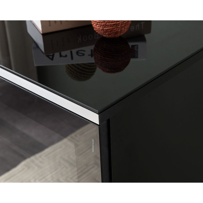 TITAN HiFi Black Entertainment Rack by Tauris™ -Home Living Store - -  