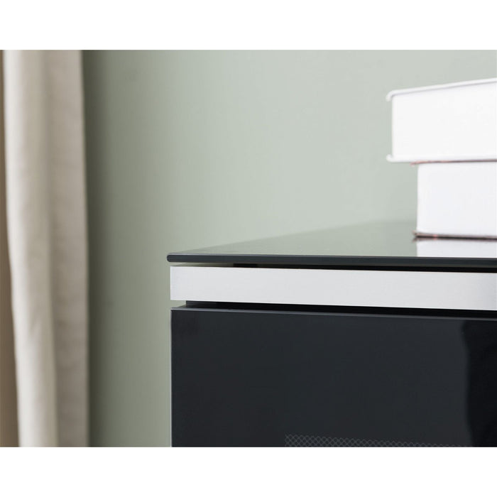 TITAN HiFi Black Entertainment Rack by Tauris™ -Home Living Store - -  
