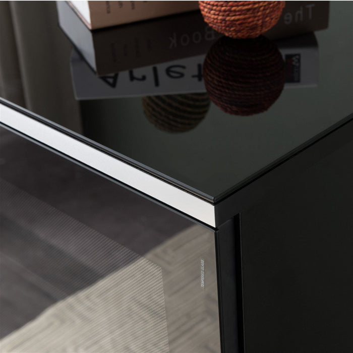 TITAN HiFi Black Entertainment Rack by Tauris™ -Home Living Store - -  