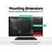 Table Top TV Swivel Mounted Stand -Home Living Store - -  