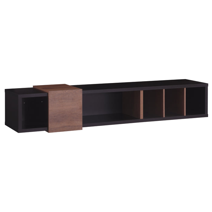 Dronus 1800 Floating Entertainment Unit, Hovering Wall Mount Black by Tauris™