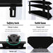 Three Tier Floor TV Stand with Bracket Shelf Mount -Home Living Store - -  