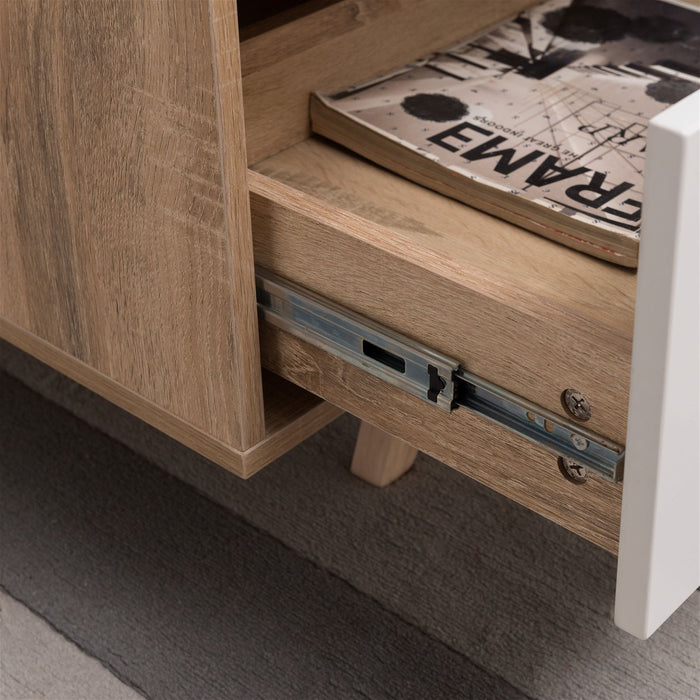 Tuscany Coffee Table 1200mm Oak White by Criterion -Home Living Store - -  