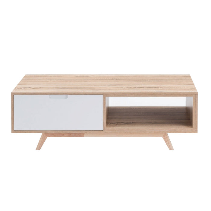 Tuscany Coffee Table 1200mm Oak White by Criterion -Home Living Store - -  