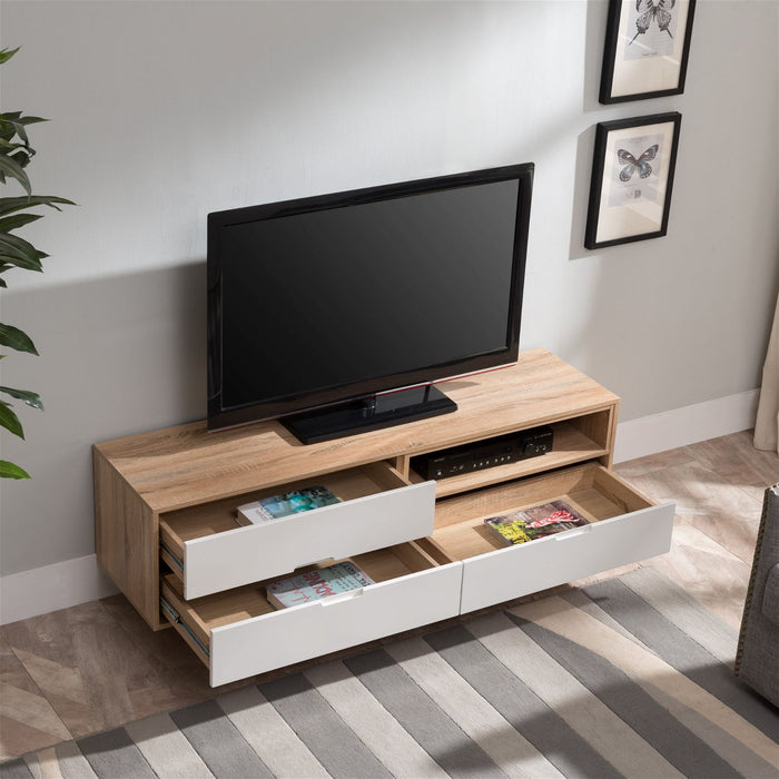 Tuscany Entertainment Unit 1500mm Oak White by Criterion - Home Living Store - Entertainment Unit