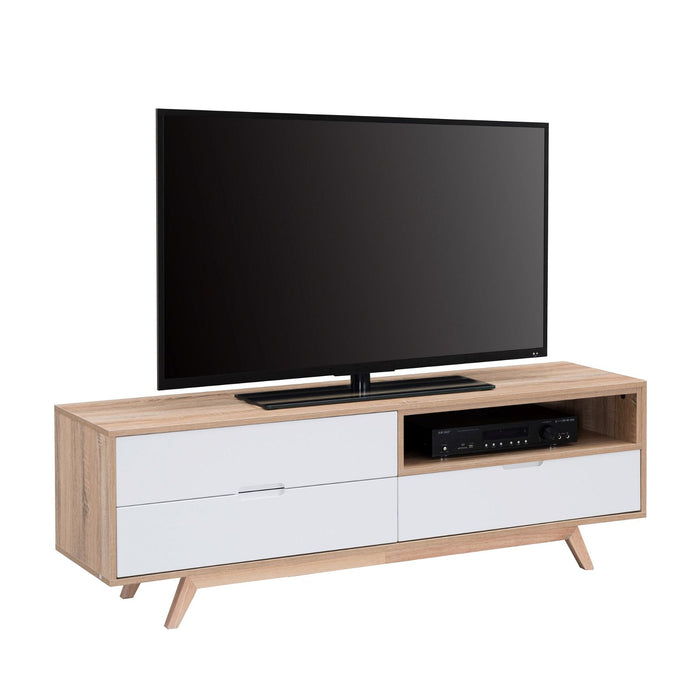 Tuscany Entertainment Unit 1500mm Oak White by Criterion - Home Living Store - Entertainment Unit