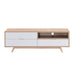 Tuscany Entertainment Unit 1500mm Oak White by Criterion - Home Living Store - Entertainment Unit