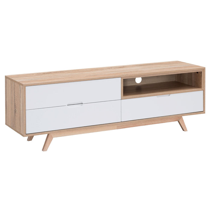 Tuscany Entertainment Unit 1500mm Oak White by Criterion - Home Living Store - Entertainment Unit