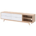 Tuscany Entertainment Unit 1800mm Oak White by Criterion - Home Living Store - Entertainment Unit