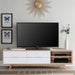 Tuscany Entertainment Unit 1800mm Oak White by Criterion - Home Living Store - Entertainment Unit