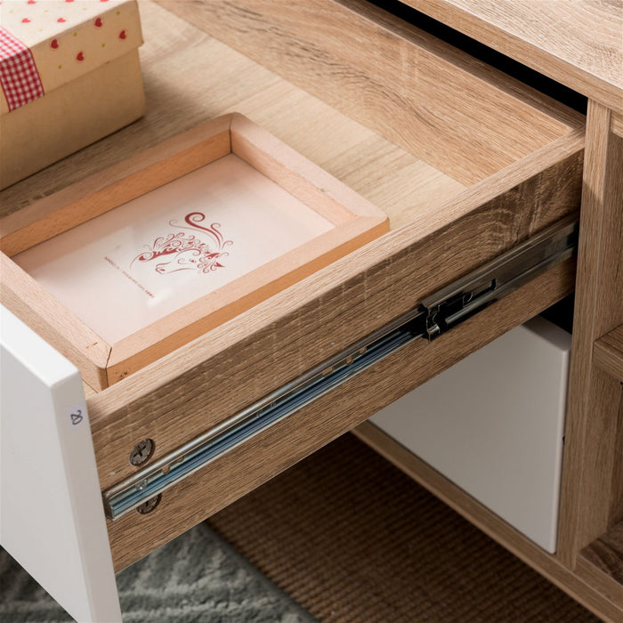 Tuscany Entertainment Unit 1800mm Oak White by Criterion - Home Living Store - Entertainment Unit