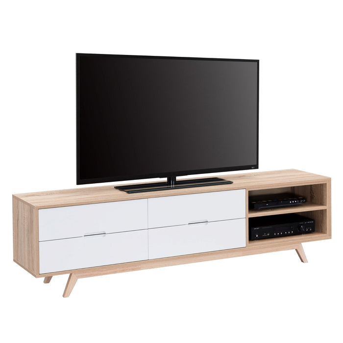 Tuscany Entertainment Unit 1800mm Oak White by Criterion - Home Living Store - Entertainment Unit