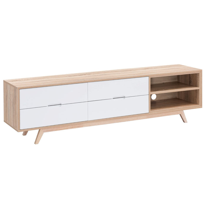 Tuscany Entertainment Unit 1800mm Oak White by Criterion - Home Living Store - Entertainment Unit