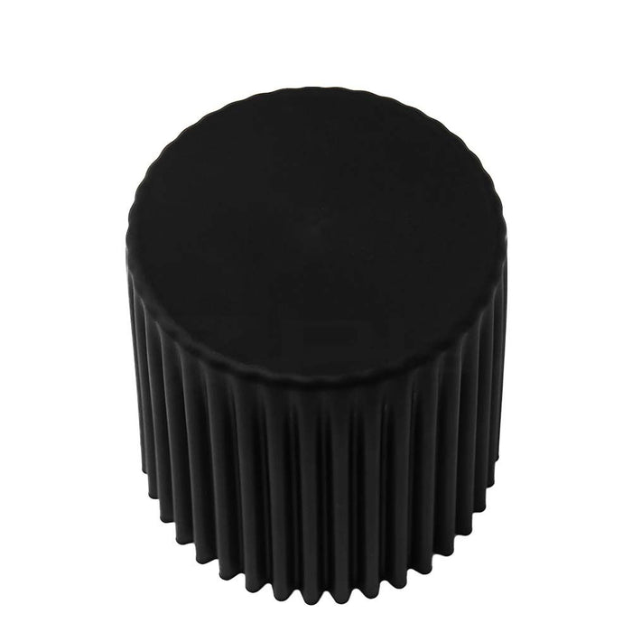 Two Bar Stools Cupcake Plastic Foot Stool Black -Home Living Store - -  