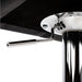 Two Bar Stools Gas Lift Leather Padded Stool Black -Home Living Store - -  