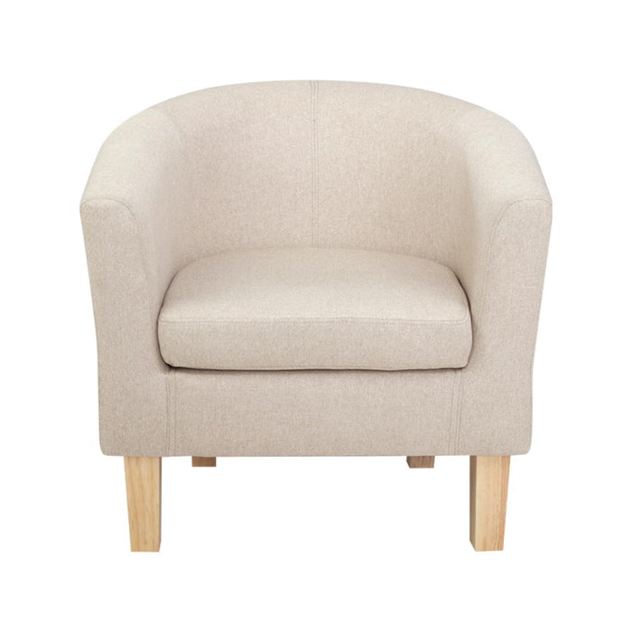 Abby Armchair/Sofa Chair Beige