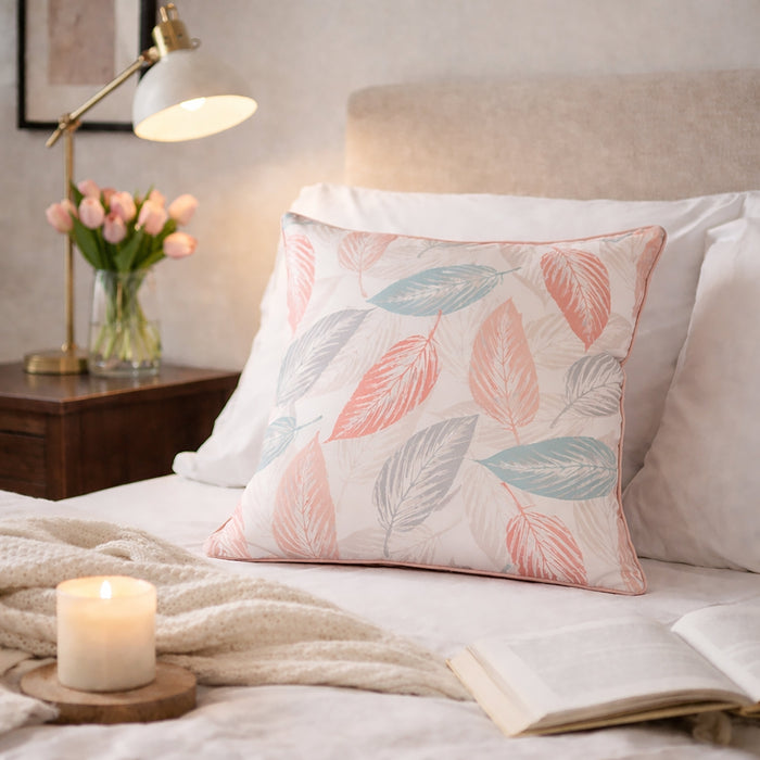 Urban Style Autumn Leaves Decorative Cushion | 45 x 45cm