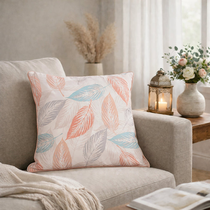 Urban Style Autumn Leaves Decorative Cushion | 45 x 45cm