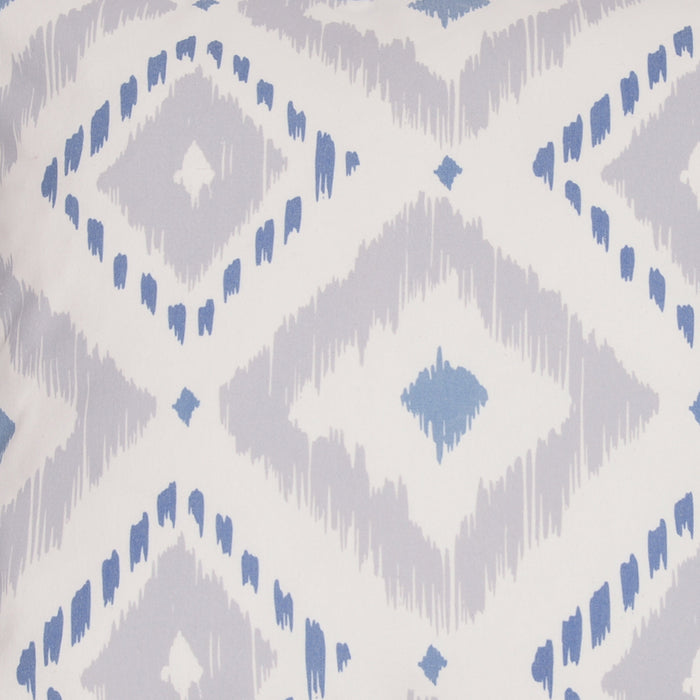 Urban Style Cushion - Decorative Blue Diamonds 45 x 45cm
