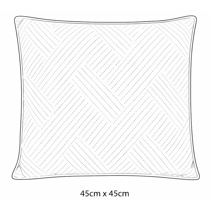 Urban Style Decorative Beige Lines Lounge Cushion | 45x45cm