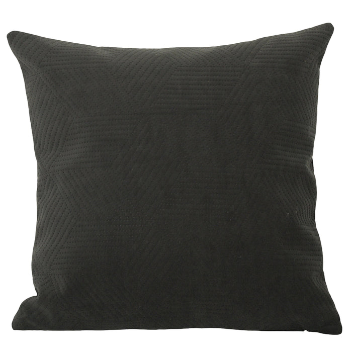 Urban Style Decorative Charcoal Lines Lounge Cushion | 45x45cm