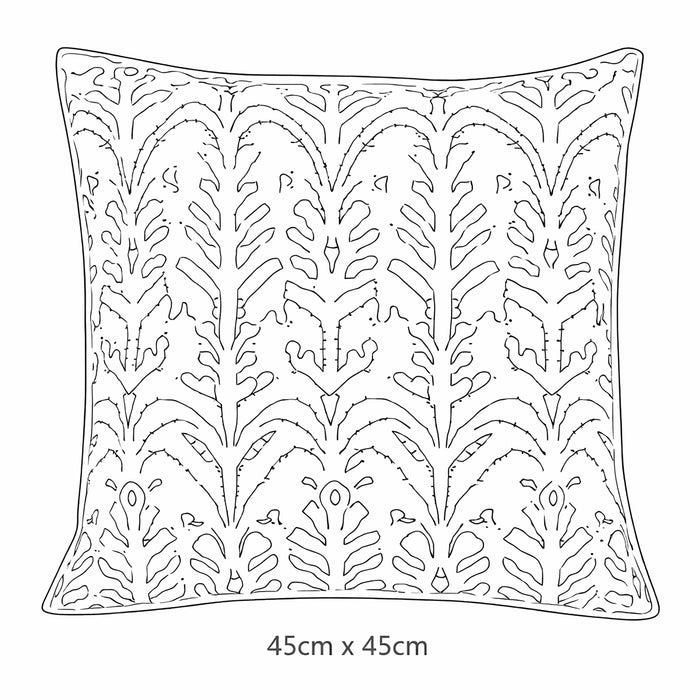 Urban Style Decorative Rainbow Lounge Cushion - 45x45cm