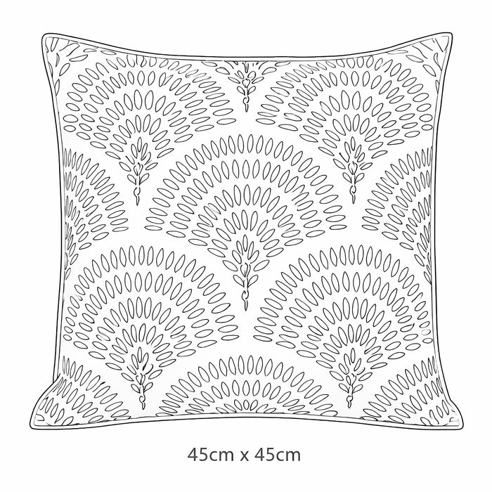 Urban Style Decorative Arches Lounge Cushion | 45x45cm