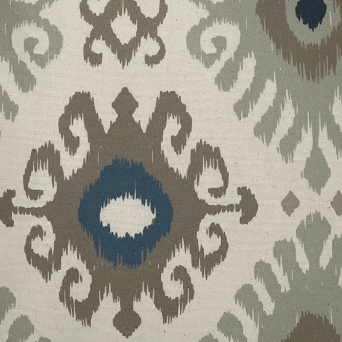 Urban Style Aztec Pattern Cushion | Beige & Blue, 45x45cm