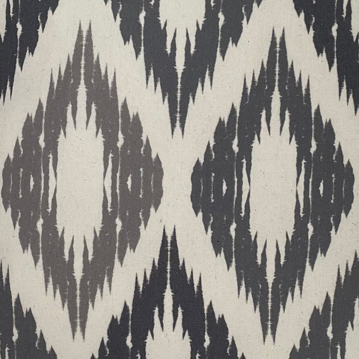 Urban Style Decorative Rustic Diamonds Lounge Cushion | Black & Grey