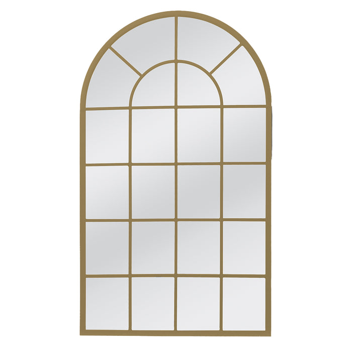 Urban Style Reflections Arch Mirror – Gold | 80cm x 120cm