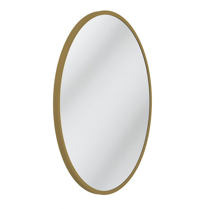Urban Style Reflections Round Mirror – Gold | 80cm Diameter