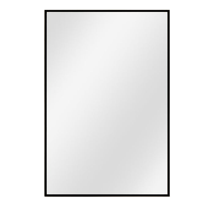 Urban Style Reflections Rectangular Mirror – Black | 90cm