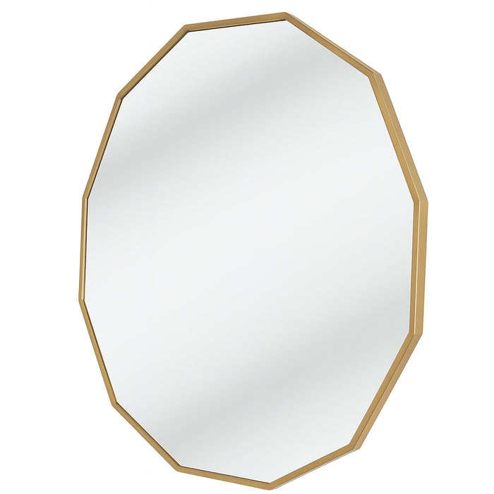 Urban Style Reflections Geometric Mirror – Gold | 90cm