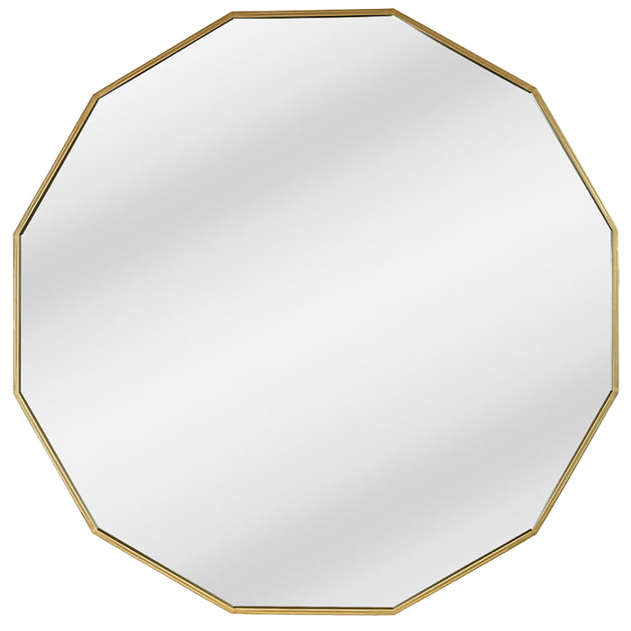 Urban Style Reflections Geometric Mirror – Gold | 90cm