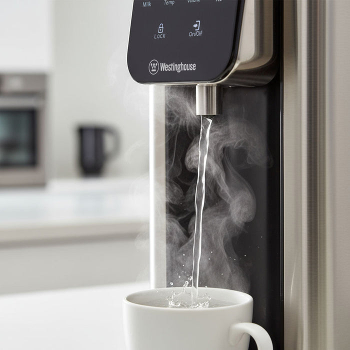 Westinghouse Instant Hot Water Dispenser 2.7L Removable Jug Stainless Steel