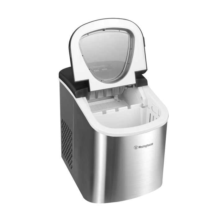 Westinghouse Ice Maker  12kg, 1.3L, Portable Stainless Steel Countertop Machine