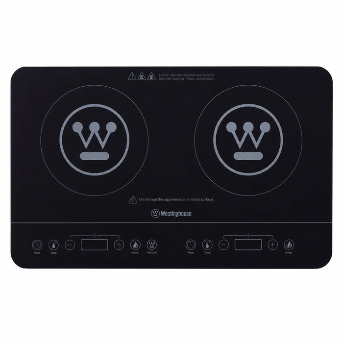 Westinghouse Induction Cooktop 2400W Double-#product_category#- Distributed by:  under license