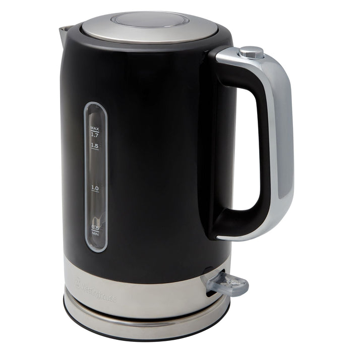 Westinghouse Kettle 1.7L Black Stainless Steel-#product_category#- Distributed by:  under license