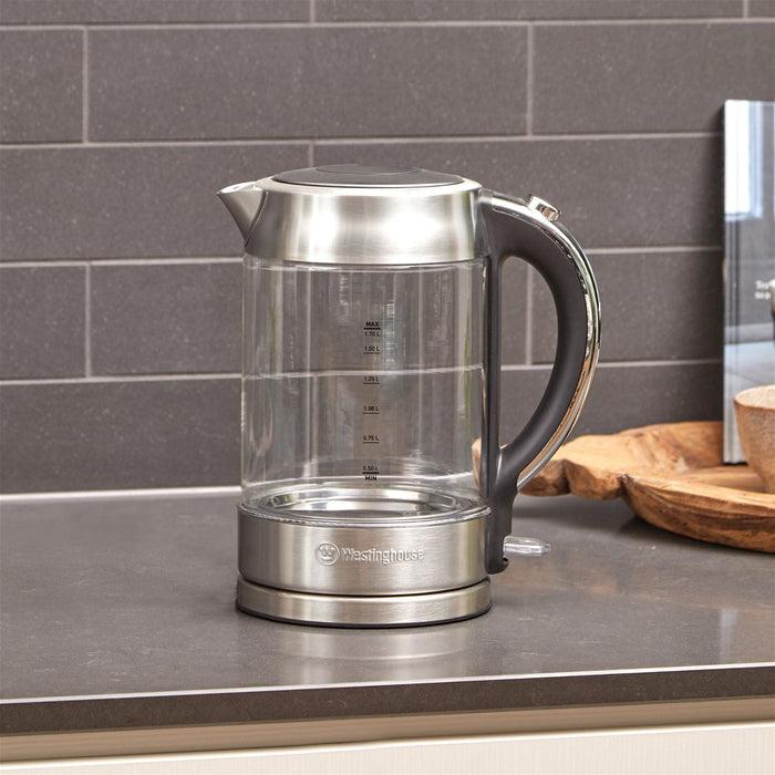 Westinghouse Kettle 1.7L Glass-#product_category#- Distributed by:  under license