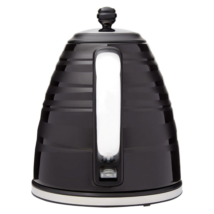 Westinghouse Kettle and Toaster Pack Black Striped 1.7L Kettle, 2 Slice Toaster-#product_category#- Distributed by:  under license