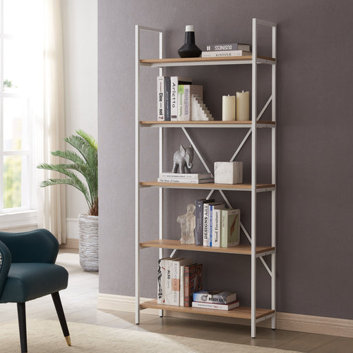 ASPECT 1800 Bookcase Oak by Workzone™ Home Living Store