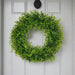 Green Wreath 40cm Artifical Plant by Criterion Home Living Store