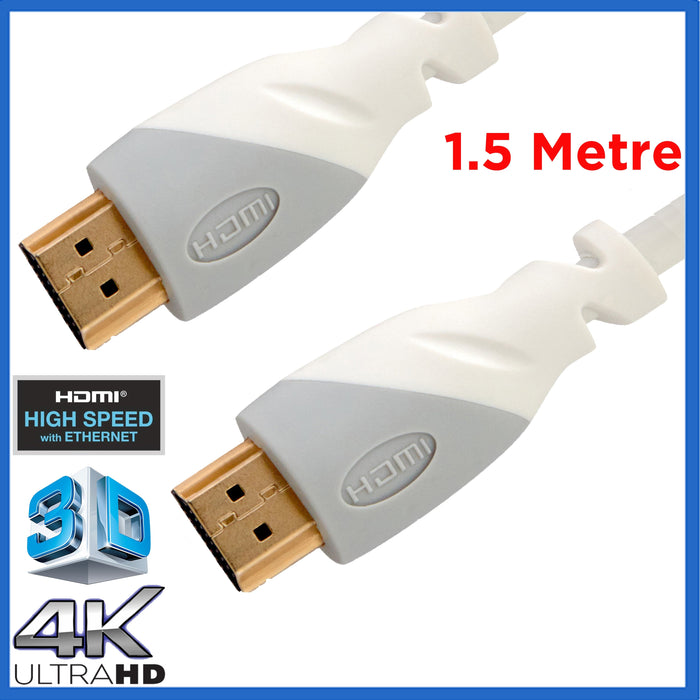 HDMI Cable, 4K, 3D, 18Gbps, Triple Shielded, 24K Gold Plated Connections. Home Living Store