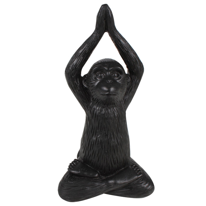 Karma Yoga Monkey Figurine Reach