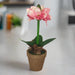 Pink Flower Pot 40cm Artificial Plant by Criterion Home Living Store