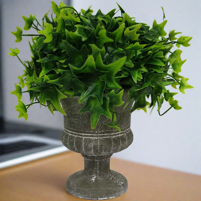 Shrub In Shaped Vase 24cm Artificial Plant by Criterion