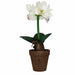 White Flower Pot 40cm Artificial Plant by Criterion Home Living Store
